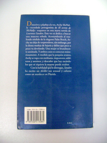 La Suerte De Mcnally Lawrence Sanders Thriller Policia Boedo 1