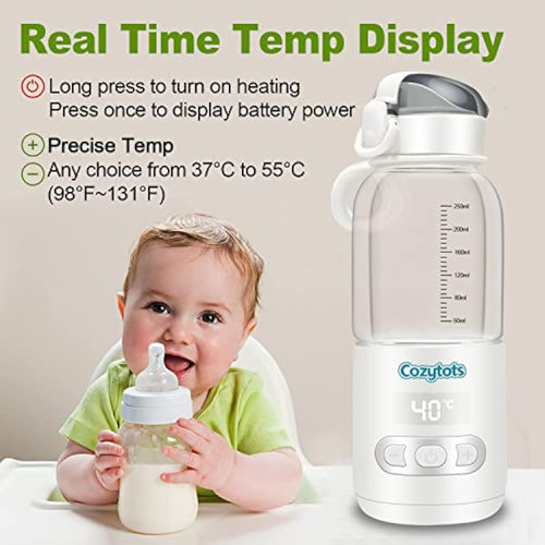 Cozytots Calentador De Leche Portátil Para Bebé, 1