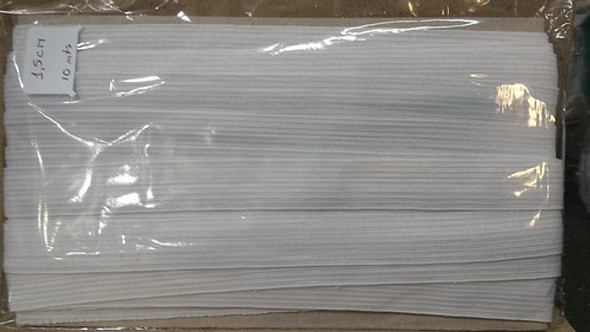 Elástico De Embutir Blanco 1.5 X 10 Mts 0