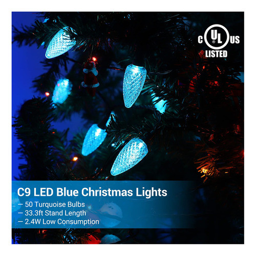 Dewenwils C9 - Luces De Navidad Para Exteriores, 33.3 Pies, 1