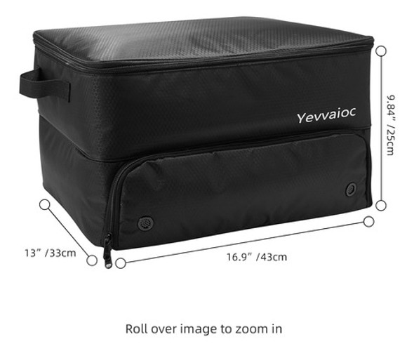 Organizador De Golf Con 2 Capas Y Compartimento Para Zapatos 1