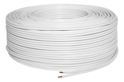 Cable Gemelo Blanco 2x1 Mm  Rollo De 100 Metros Mf Shop 0