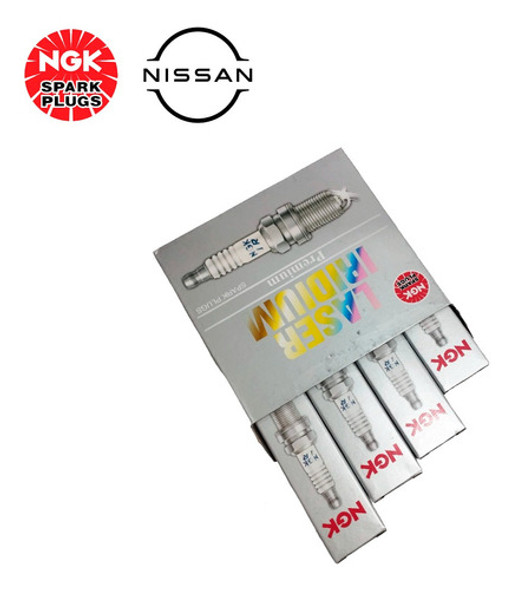 4 Velas Ngk Iridium Nissan Sentra Versa Tiida Lzkar6ap-11 1