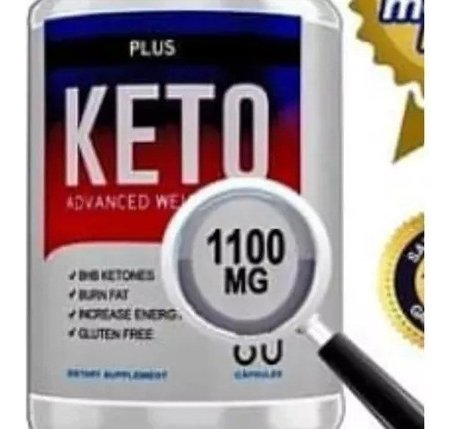 Keto Plus Unisex 1100 Mg 60 Capsulas Sin Gluten + Envio 0