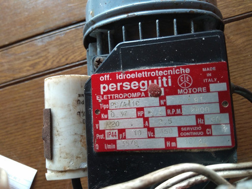 Bomba De Agua Periférica Italiana Marca Perseguiti 1