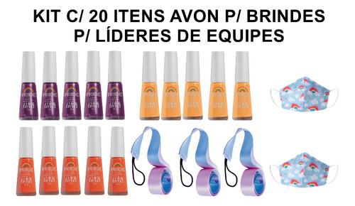 Kit C/ 20 Itens Avon P/ Brindes P/ Líderes De Equipes 1