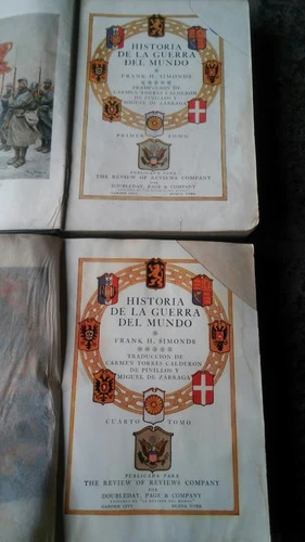 Antiguo Libro Historia De La Guerra Frank H. Simonds 1