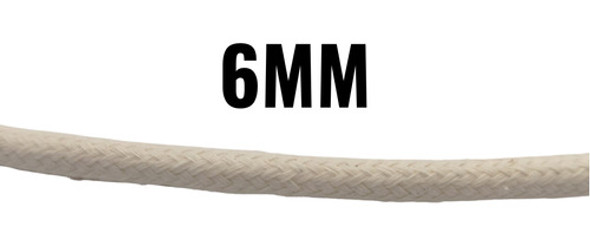 Pavio Para Tocha De Bambu Kit Com 10 Metros 6mm 1
