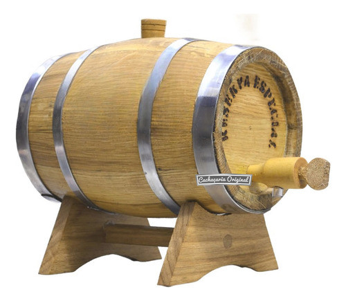 Barril Pipa Envelhecer Cachaça Vinho Cerejeira 1lrústico 0