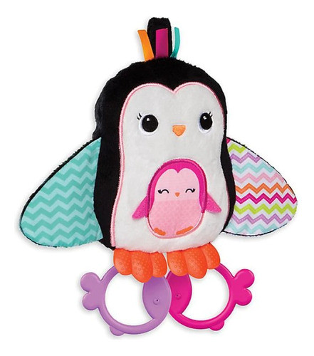 Muñeco Pingüino Con Mordillo Y Texturas Bright Starts 0