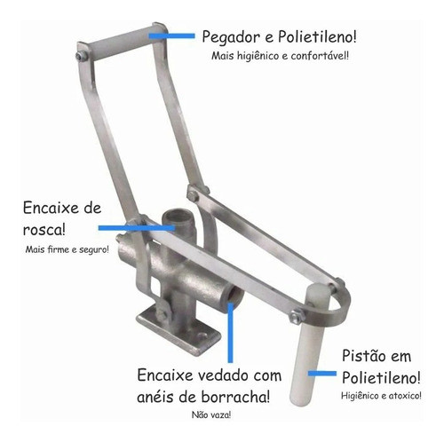 Churros Doceira / Recheador Recheio Churros 2lt Alumínio 1