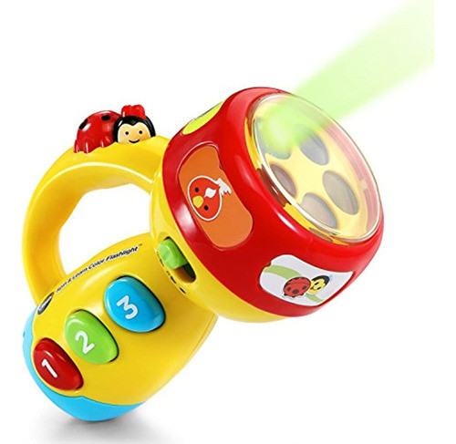 Linterna De Color Vtech Spin And Learn, Amarilla 0