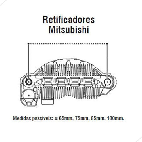 Placa Diodo Alternador Ik3200 H100 2004 A 2004 Ikro 1