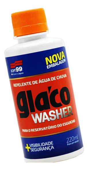 Repelente De Agua Aditivo A-19 Glaco Washer 220ml Soft99 1 Repelente De Agua Aditivo A-19 Glaco Washer 220ml Soft99 1