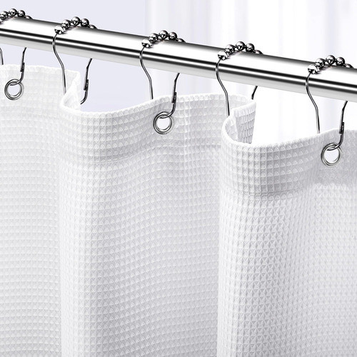 Neaterize Cortina Ducha Blanca Cortinas Ducha Estilo Hotel 0