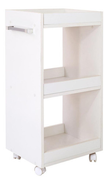 Carrinho Auxiliar Basic Studio Branco - Salões Decor Móveis 0