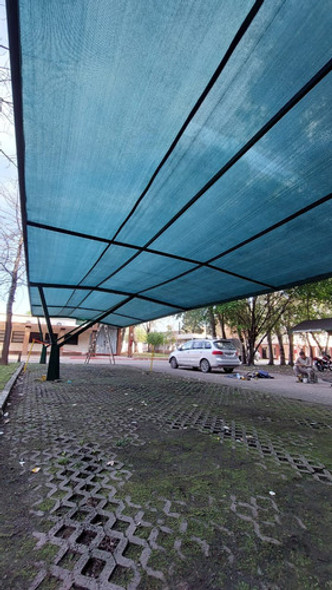 Media Sombra 90% Antigranizo 4 Mts X 10 Mts Color Verde 1