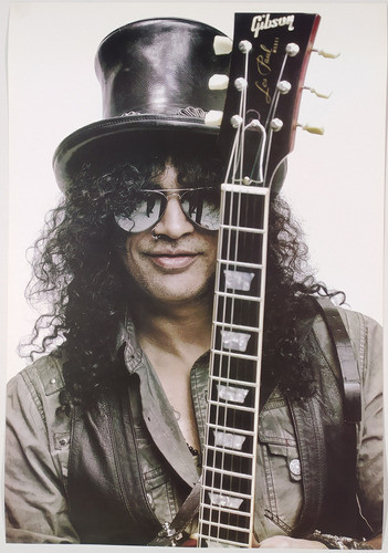 Poster Slash Fondo Blanco Nuevo Laser Rock 0