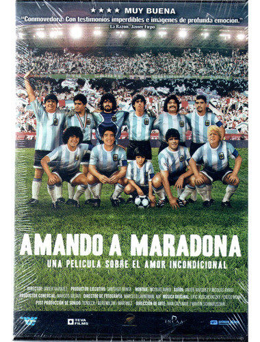 Amando A Maradona - Dvd Nuevo Original Cerrado - Mcbmi 0