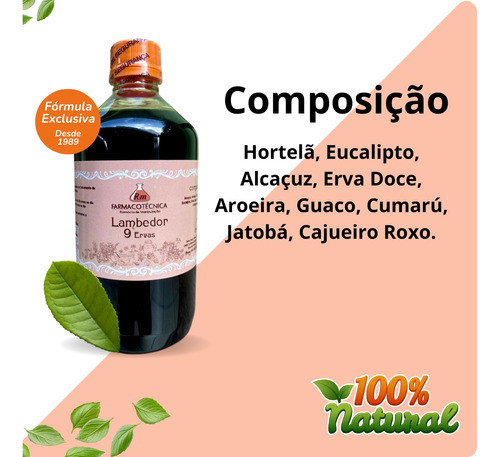 Kit 2 Xarope Antigripal Expectorante Natural 9 Ervas 250ml 1