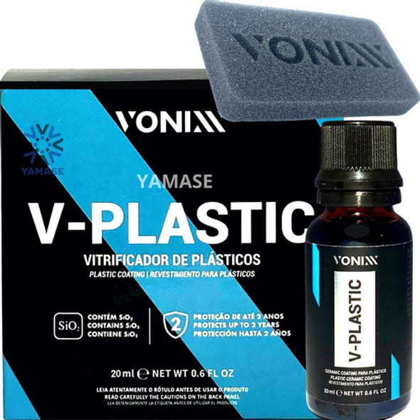 Vitrificador V Plastic Vonixx Para Plásticos 20ml + Luvas 0