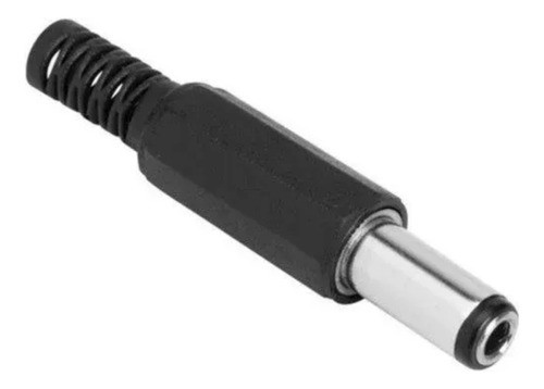 250 Peças - Plug P4 2,5x5,5x9mm (p8) Plastico Preto 0