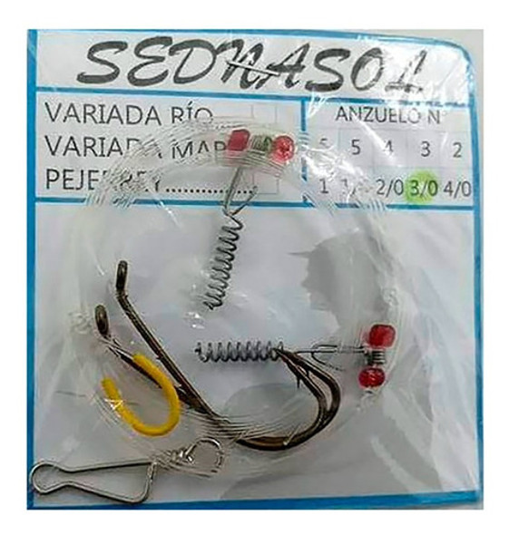 Pack X 5 Linea De Pesca Mar Fondo Anzuelos Rotores De Acero 0 Pack X 5 Linea De Pesca Mar Fondo Anzuelos Rotores De Acero 0