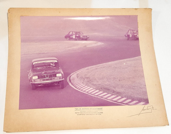 Foto Turismo Carretera Antigua Original Firmada Ro 1210 0