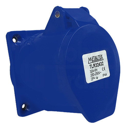 Tomada Painel Reta 32a 2p+e+6h Azul 0