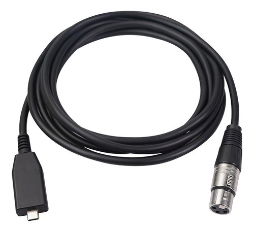 Usb Para Cabo Conversor De Link De Microfone Fêmea Xlr 2m 0