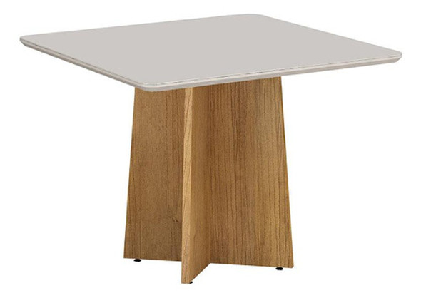 Mesa De Jantar Jade 90cm Cinamomo Off White - Valdemóveis 0