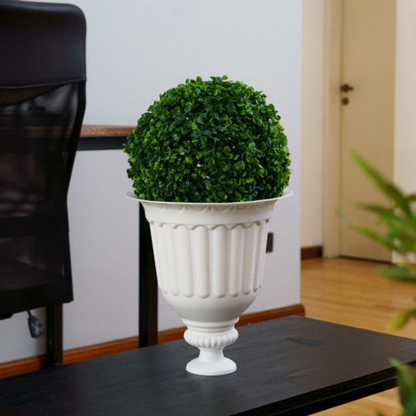Copon Romano 35cm Plastico + Esfera 28cm Topiario 1