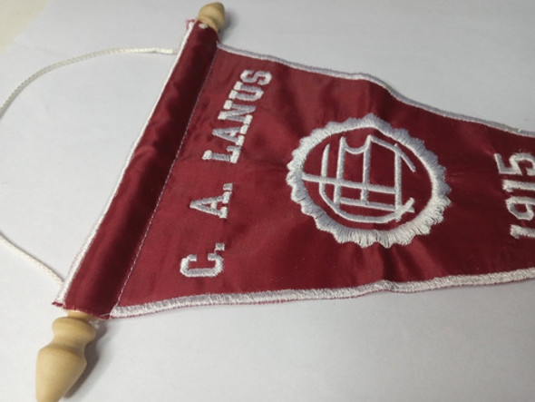 Banderin Bordado Lanus Regalo 26x14cm.x1 1