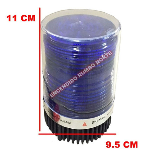 Baliza Flash 12v Base Imantada Universal 1