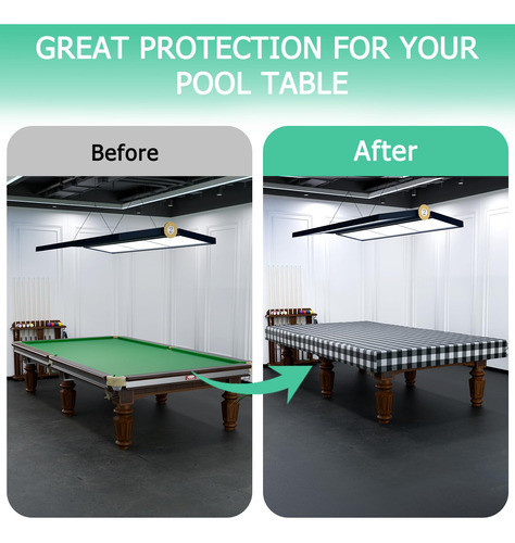 Funda Cubre Mesa De Billar Uptmus Impermeable 9ft - N 1
