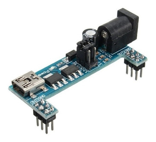 Fonte Ajustável Para Protoboard Mb102 3,3v E 5v 0
