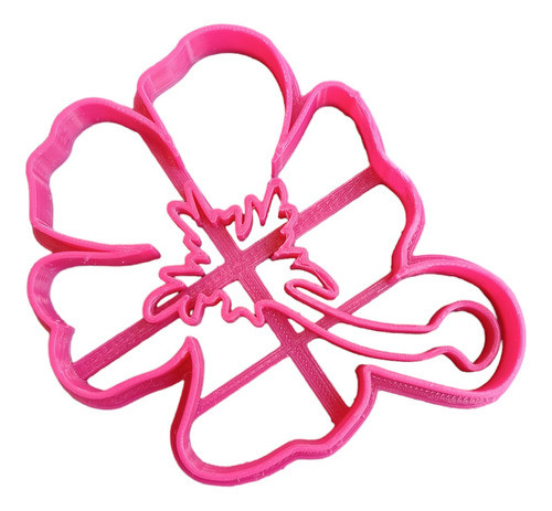 Cortante Flor Tropical Hibiscus Galletitas Masas 0