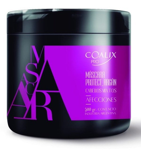 Mascara Cabellos Mixtos Protect Argan X500-coalix Pro 0