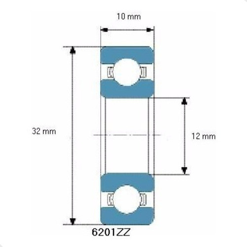 Rolamento De Esfera 6201zz 10 Peças - Promoção 1
