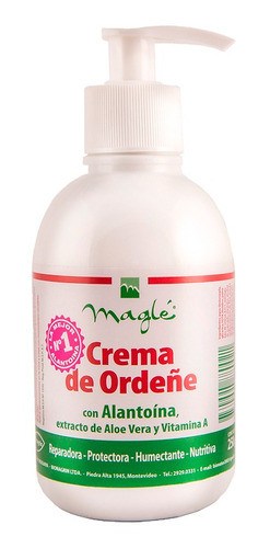 Crema De Ordeñe Maglé® 250g | Alantoína + Aloe Vera + Vit. A 0