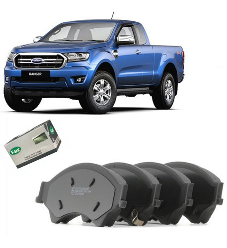 Pastillas Compatibles  Lpr Ford Ranger Delantera 0