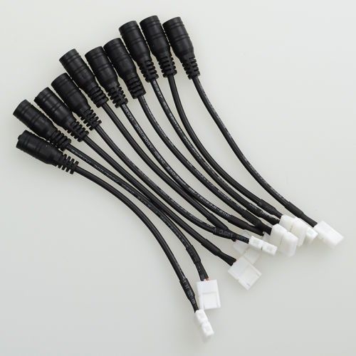 10pcs 2 Perno 8mm Cable De Conector De Corriente Hembra Para 1