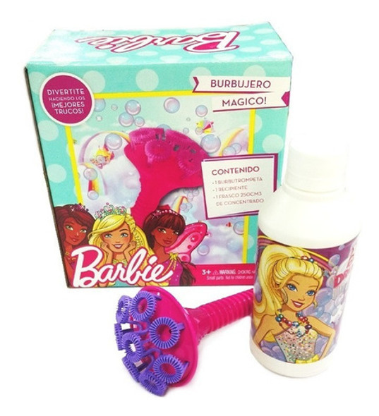Burbujero Chico Barbie Fabrica De Burbujas Bubble Lab 0