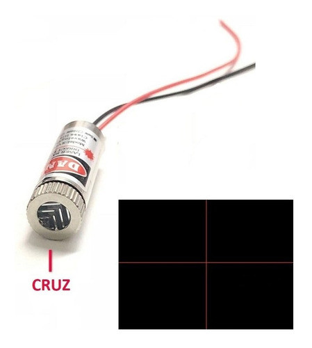Laser Led 3v 5v 5mw 650nm Cruz Rojo Grado Inudstrial Hobb 1