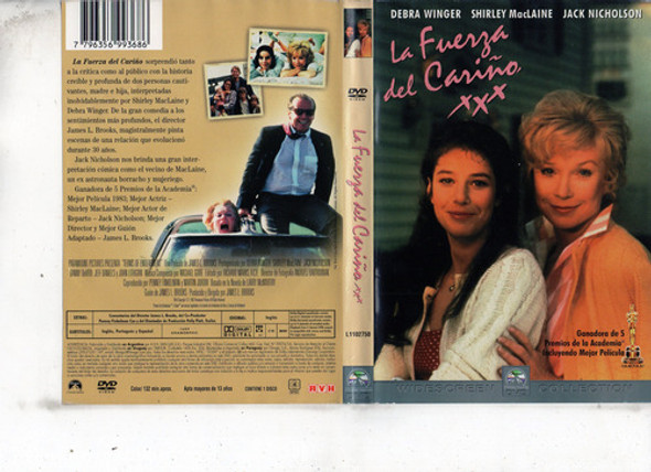 La Fuerza Del Cariño (1983) - Dvd Original - Mcbmi 0