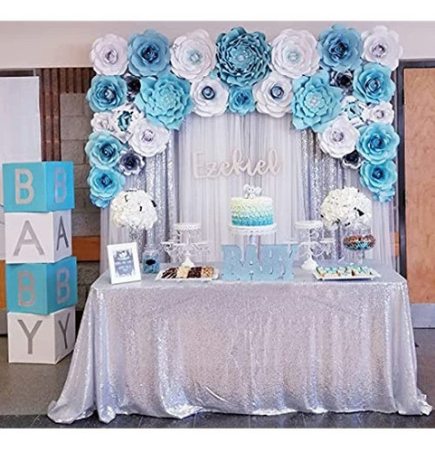 B-cool 60x102inches Mantel De Lentejuelas Rectangular Platea 1