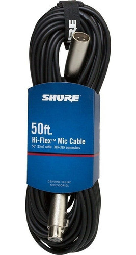 Cable Micrófono Shure C50j Hi-flex Xlr Canon - 15 Metros 1