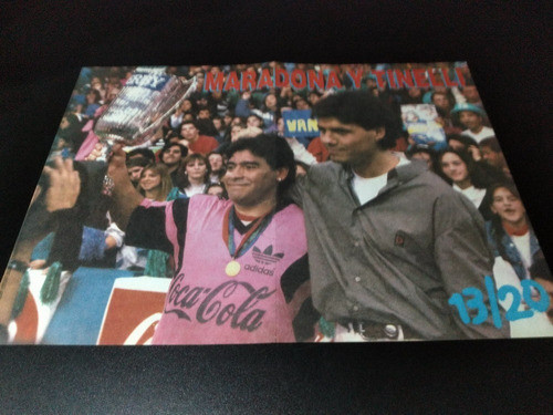 Poster Diego Maradona Marcelo Tinelli * 38 X 28 (q013) 0