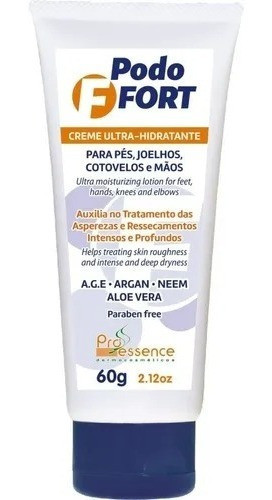 Podofort Hidratante Tratamento Para Pés, Mãos Ressecadas 60g 1