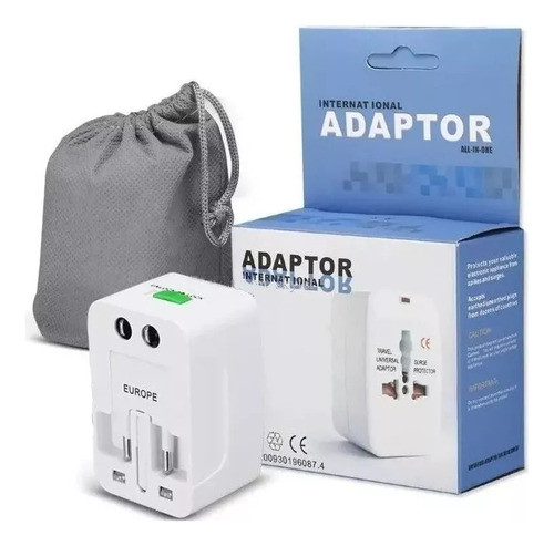 Adaptador Multitoma Internacional Universal Viajes Viajero 0